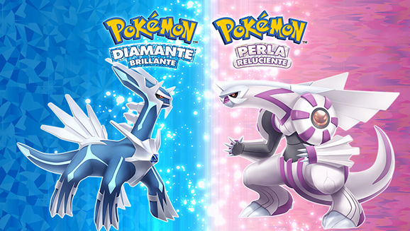 Portada de Pokémon Diamante Brillante y Pokémon Perla Reluciente
